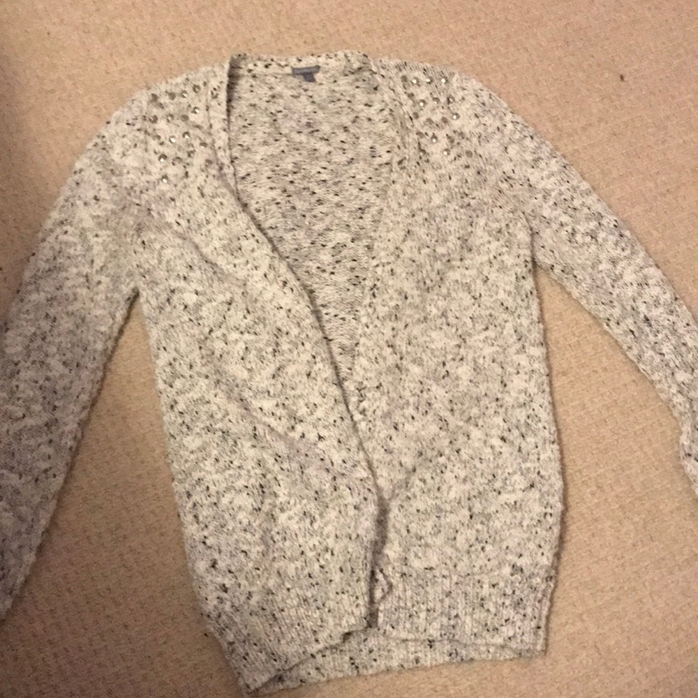 Charlotte Russe Grey knit cardigan